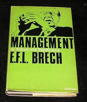 Imagen del vendedor de Management a la venta por Yare Books