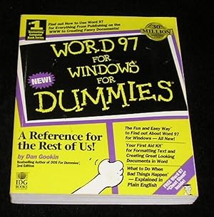 Seller image for Word 97 for Windows for Dummies for sale by Yare Books