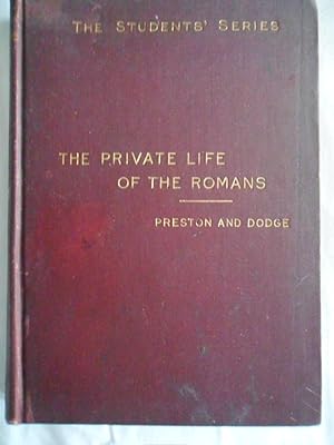 Immagine del venditore per The Private Life of the Romans venduto da Ronmar Books