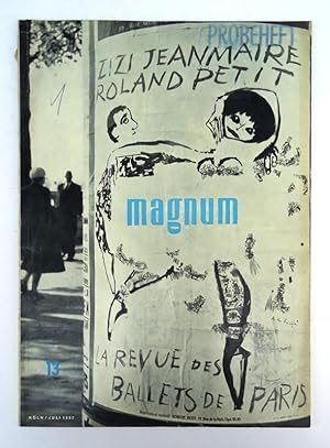 magnum. Zeitschrift für das moderne Leben. Heft 13, Juli 1957.
