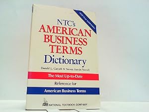 Bild des Verkufers fr Ntc's American Business Terms Dictionary. zum Verkauf von Antiquariat Ehbrecht - Preis inkl. MwSt.