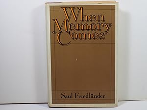 Bild des Verkufers fr When Memory Comes zum Verkauf von Gene The Book Peddler