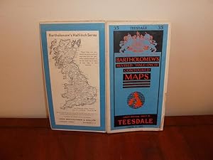 Seller image for Bartholomew's Revised "half-inch" Contoured Maps: TEESDALE. Sheet 35. Paper 1962 for sale by Haldon Books
