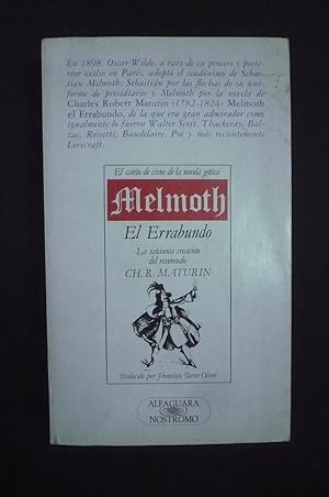 Imagen del vendedor de MELMOTH EL ERRABUNDO a la venta por Auca Llibres Antics / Robert Pérez