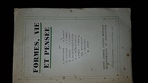 Seller image for Formes, vie et pense for sale by AHA BOOKS