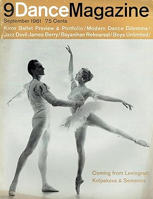 DANCE MAGAZINE: Vol XXXV, No. 9; ASeptember, 1961