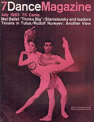 DANCE MAGAZINE: Vol XXXVII, No. 7; July 1963