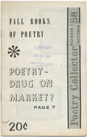 Seller image for Poetry Collector Number 1 for sale by Between the Covers-Rare Books, Inc. ABAA