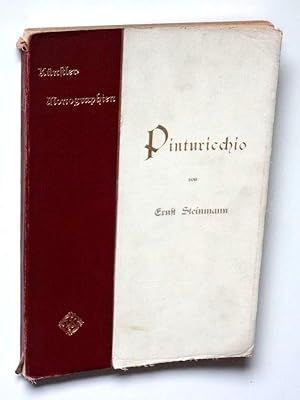 Bild des Verkufers fr Pinturicchio [Knstler-Monographien, In Verbindung mit Andern herausgegeben von H. Knackfu, Bd. XXXVII] zum Verkauf von Versandantiquariat Hsl