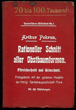 Seller image for Anzucht und wirklich rationeller Schnitt aller Obstbaumsorten. Pfirsichschnitt und Weinschnitt. for sale by Leserstrahl  (Preise inkl. MwSt.)