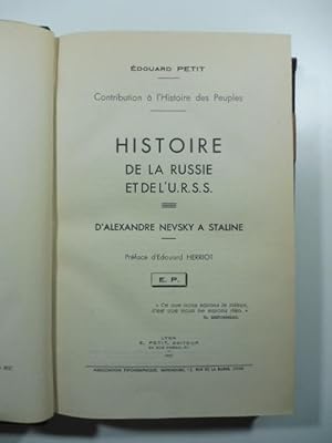 Histoire de la Russie et de l'U.R.S.S. - D'Alexandre Nevsky a Staline