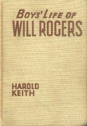 Bild des Verkufers fr Boys' Life of Will Rogers zum Verkauf von Paperback Recycler
