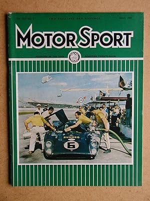 Motor Sport. March 1969. Vol. XLV. No. 3.