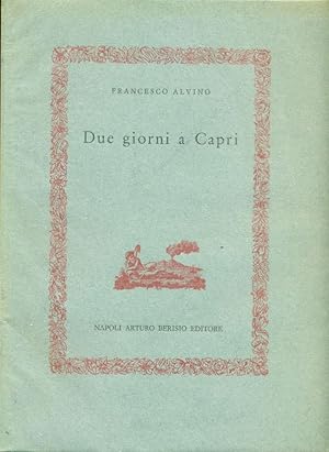 Seller image for Due giorni a Capri for sale by Studio Bibliografico Marini