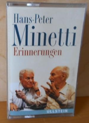 Bild des Verkufers fr Erinnerungen Hans Peter Minetti erzhlt aus seinem Leben zum Verkauf von Versandantiquariat Gebraucht und Selten