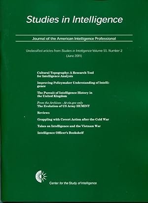 Studies in Intelligence, Journal of the American Intelligence Professional, Unclassified Articles...