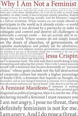 Image du vendeur pour Why I Am Not a Feminist: A Feminist Manifesto (Paperback) mis en vente par Grand Eagle Retail
