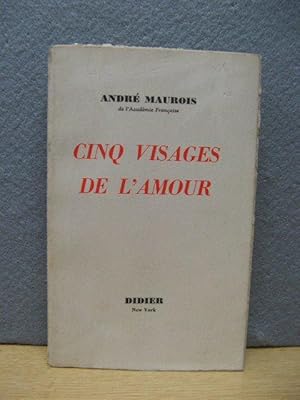 Seller image for Cinq Visages De l'Amour for sale by PsychoBabel & Skoob Books