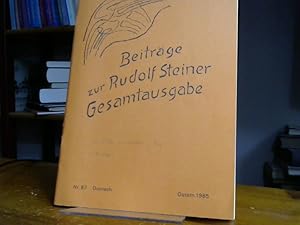 Beiträge zur R. Steiner Gesamtausgabe