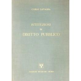 Seller image for Istituzioni di diritto pubblico for sale by Libreria Antiquaria Giulio Cesare di Daniele Corradi