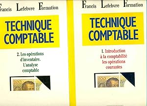 Technique comptable Tomes 1 et 2. 1.Introduction à la comptabilité les opérations courantes.2. Le...