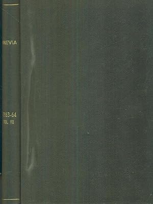 Bild des Verkufers fr Brevia 1963-64 vol VII zum Verkauf von Librodifaccia