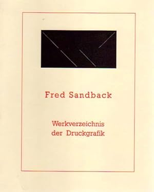 Bild des Verkufers fr Werkverzeichnis der Druckgrafik 1970 - 1986. zum Verkauf von Antiquariat Querido - Frank Hermann