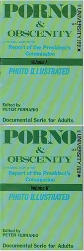 Imagen del vendedor de PORNO & OBSCENITY: A Pictorial Study of the President's Commission Report; Volumes I and II a la venta por Alta-Glamour Inc.