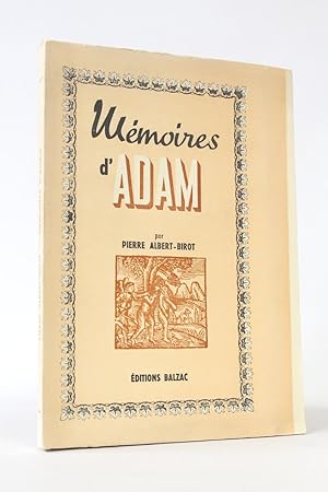 Seller image for Les mmoires d'Adam for sale by Librairie Le Feu Follet