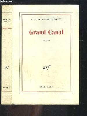 Bild des Verkufers fr GRAND CANAL zum Verkauf von Le-Livre