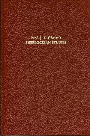 Seller image for Sherlockian Studies for sale by First Place Books - ABAA, ILAB