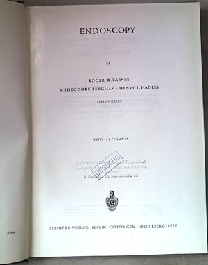 Imagen del vendedor de Endoscopy. Handbuch der Urologie. Band VI. a la venta por books4less (Versandantiquariat Petra Gros GmbH & Co. KG)