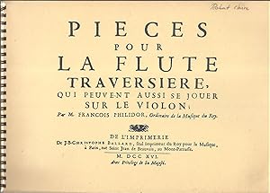 Seller image for Pieces Pour La Flute Traversiere, qui peuvent aussi se jouer sur le violon for sale by Eve's Book Garden