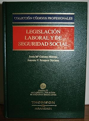 Image du vendeur pour LEGISLACION LABORAL Y DE SEGURIDAD SOCIAL mis en vente par Fbula Libros (Librera Jimnez-Bravo)