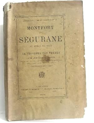 Imagen del vendedor de Montfort et Sgurane au sicle de Nice ou le triomphe des femmes a la venta por crealivres