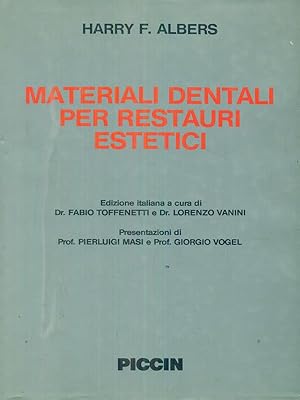 Imagen del vendedor de materiali dentali per restauri estetici a la venta por Librodifaccia