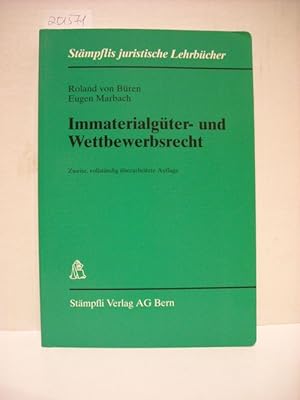 Immagine del venditore per Immaterialgter- und Wettbewerbsrecht venduto da Gebrauchtbcherlogistik  H.J. Lauterbach