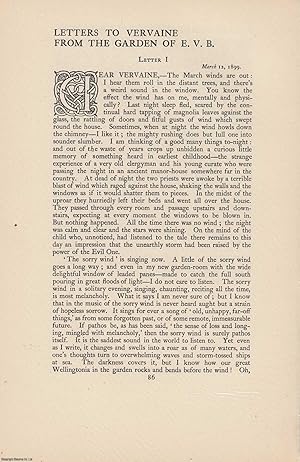 Letters to Vervaine. From the Garden of E.V.B. A rare original article from the Anglo Saxon Revie...