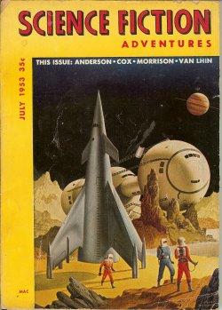 Seller image for SCIENCE FICTION ADVENTURES: July 1953 ("Police Your Planet") for sale by Books from the Crypt