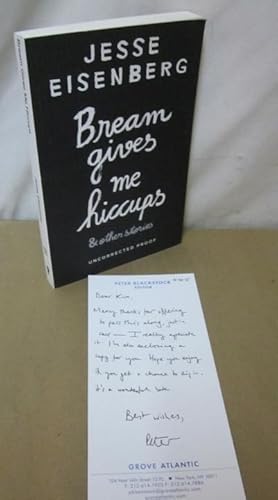 Image du vendeur pour Bream Gives Me Hiccups & Other Stories [Uncorrected Proof] mis en vente par Atlantic Bookshop