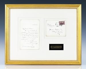 Mark Twain Autographed Letter Signed To Bram Stoker.