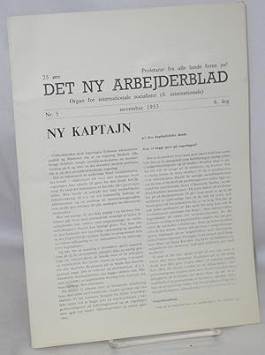 Det ny Arbejderblad: Organ for Internationale Socialister (4. Internationale). Nr. 5 (Nov. 1953)