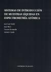 Imagen del vendedor de Sistemas de introduccin de muestras lquidas en espectrometra atmica a la venta por AG Library