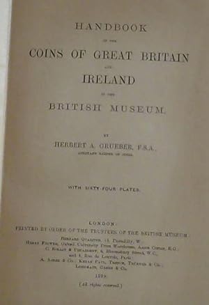 Bild des Verkufers fr Handbook of the Coins of Great Britain and Ireland in the British Museum zum Verkauf von Chapter 1
