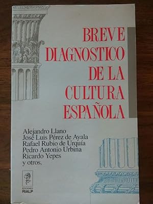 Imagen del vendedor de Breve diagnstico de la cultura espaola a la venta por La Leona LibreRa