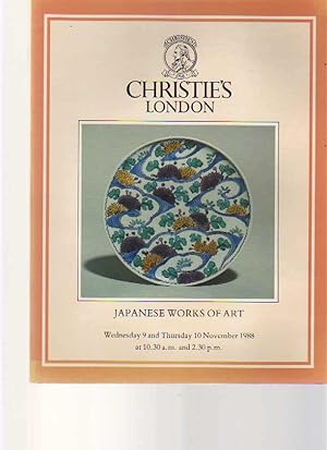 Christies November 1988 Japanese Works of Art
