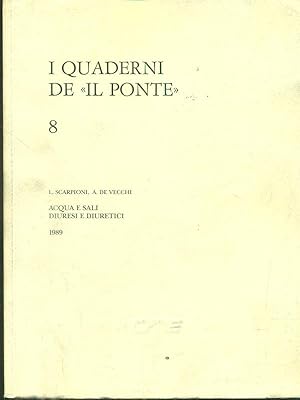 Bild des Verkufers fr i quaderni de Il ponte 8 zum Verkauf von Librodifaccia