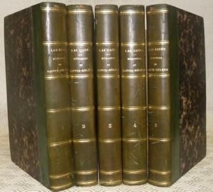 Imagen del vendedor de Mmorial de Sainte-Hlne, ou journal ou se trouve consign, jour par jour, ce qu'a dit et fait Napolon durant dix-huit mois, Rimpression de 1823 et 1824, avec de nombreuses corrections et quelques additions. Tome premier. Tome second. Tome troisime. Tome quatrime. Tome cinquime. a la venta por Bouquinerie du Varis