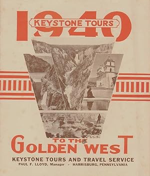 Image du vendeur pour 1940 KEYSTONE TOURS TO THE GOLDEN WEST mis en vente par The Avocado Pit