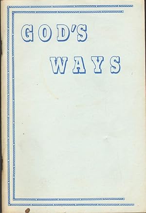 Seller image for GOD'S WAYS for sale by The Avocado Pit